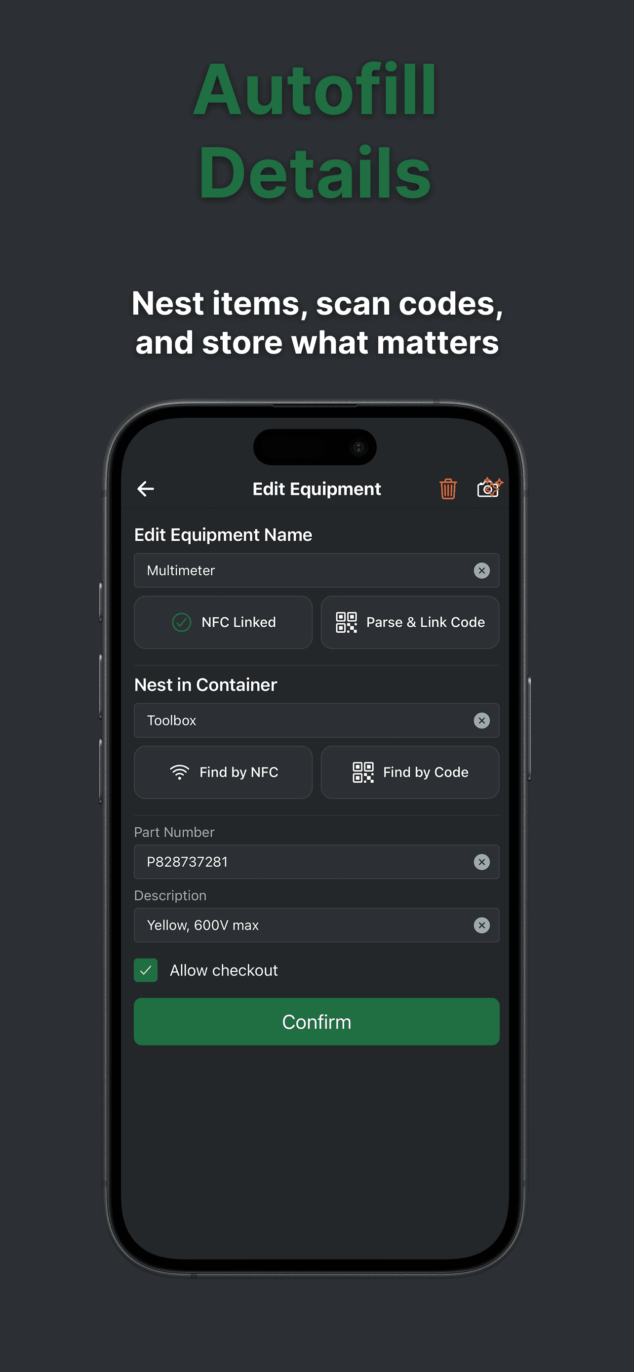 Bintech Edit Item